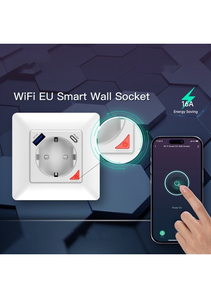 Wifi Tuya Akıllı Priz Hızlı Şarj Ab Tak (Yurt Dışından)