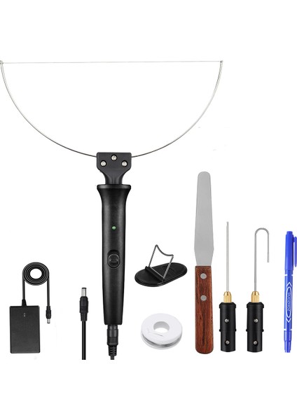 Elektrikli Köpük Kesici Kiti Köpük Kesme Kalemi 0-300 ° Ayarlanabilir Sıcaklık Sıcak Tel Kesici Kesme Aleti Gravür Makinesi-Ab Tak (Yurt Dışından)