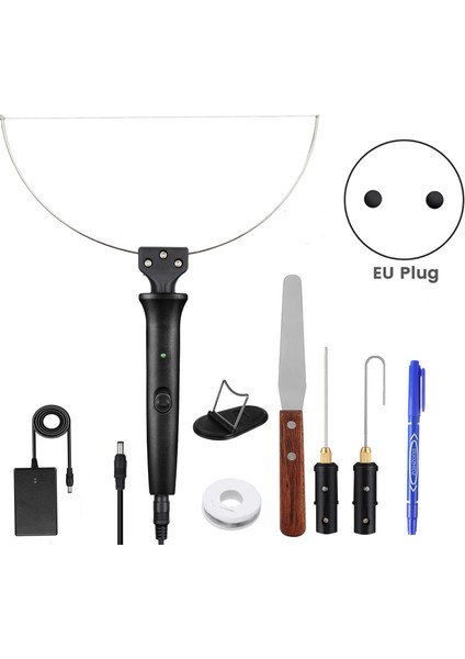 Elektrikli Köpük Kesici Kiti Köpük Kesme Kalemi 0-300 ° Ayarlanabilir Sıcaklık Sıcak Tel Kesici Kesme Aleti Gravür Makinesi-Ab Tak (Yurt Dışından) fiyatları