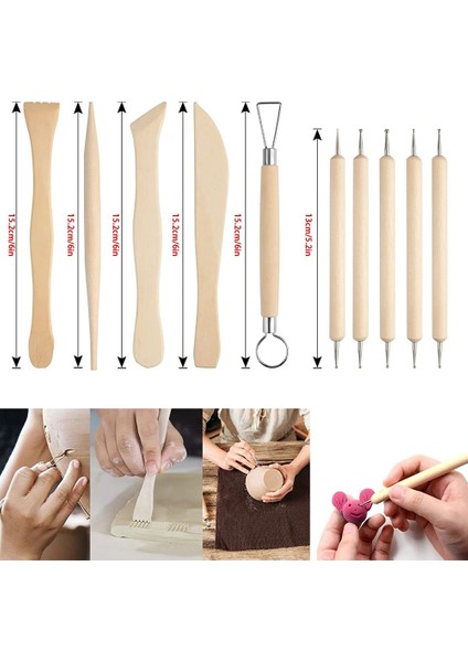 Modelleme Aracı, Kil Seramik Alet Seti, Şekillendirici Polimer Kil Aletleri, Heykel Oyma Aracı Için Çömlekçilik Kil Aracı (Yurt Dışından) fırsatları