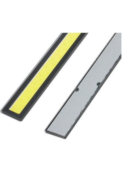 x Su Geçirmez Süper Parlak Araba Drl Sis Sürüş Lambaları Cob LED Işık Beyaz (Yurt Dışından)