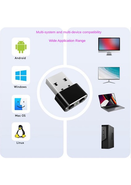 1 Adet USB Fare Jiggler Sanal Fare Uyku Moduna Girmeyi Önler (Yurt Dışından)