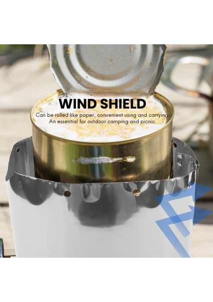 Saf Titanyum Kamp Sobası Rüzgar Kalkanı Kamp Sobası Rüzgar Perdesi Açık Gaz Sobası Rüzgar Geçirmez Cam 15CM (Yurt Dışından) fiyatları