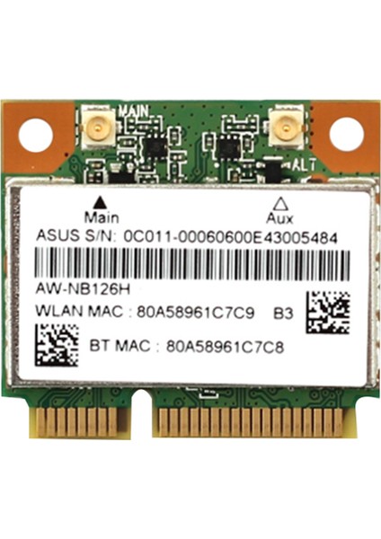 Ssea Yeni Azurewave AW-NB097H AW-NB100H AW-NB126H AR3012 AR5B225 Yarım Mini Pcı-E Wifi Bt4.0 Wlan Kablosuz Kart (Yurt Dışından)
