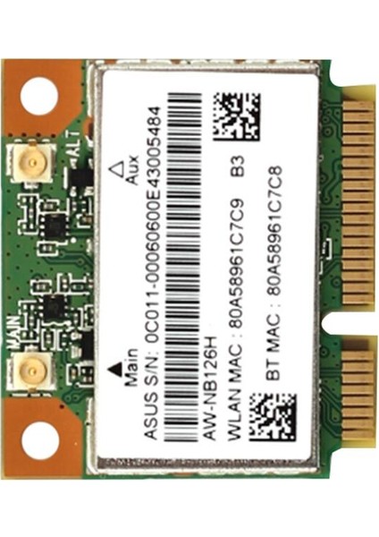 Ssea Yeni Azurewave AW-NB097H AW-NB100H AW-NB126H AR3012 AR5B225 Yarım Mini Pcı-E Wifi Bt4.0 Wlan Kablosuz Kart (Yurt Dışından)