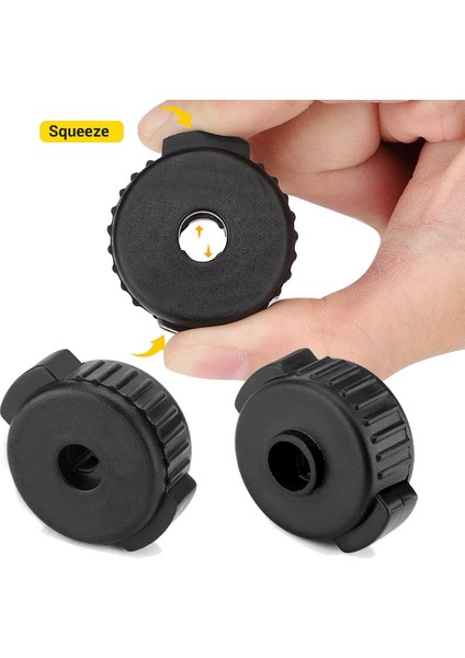 6 Adet Plastik Zil Somunları, Perküsyon Bateri Seti Için Hızlı Ayarlı Zil Somunu, Perküsyon Yedek Parçaları (Yurt Dışından) modelleri