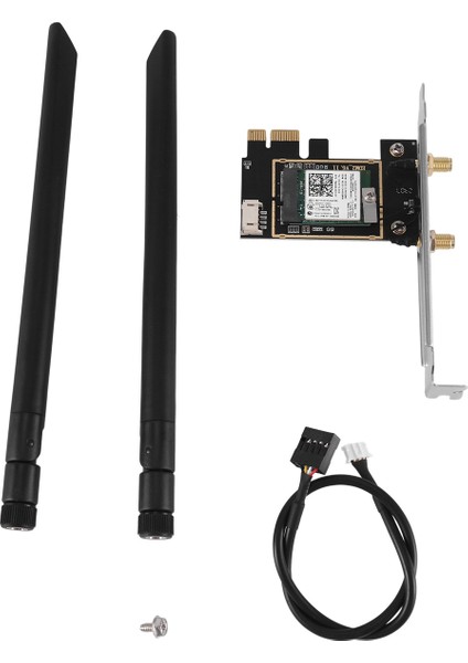 AC7260 7260NGW Wifi Kartı 2.4g/5g 867 Mbps 802.11AC + Bluetooth Kablosuz Kart Adaptörü Pcıe Adaptörü 2X8DB Anten ile (Yurt Dışından)
