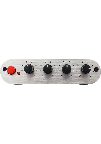 Stereo Mikser (4 Giriş, 1 Çıkış) Bireysel Kontrol Kartı Dıy Kulaklık Amplifikatör Kutusu DC12V (Yurt Dışından)