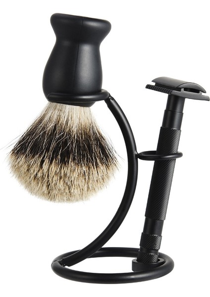 Adet 2 In1 Erkek Tıraş Takım Tutucu Kavisli Tıraş Fırçası Manuel Jilet Standı Tutucular Sakal Aksesuarları (Yurt Dışından) fiyatları