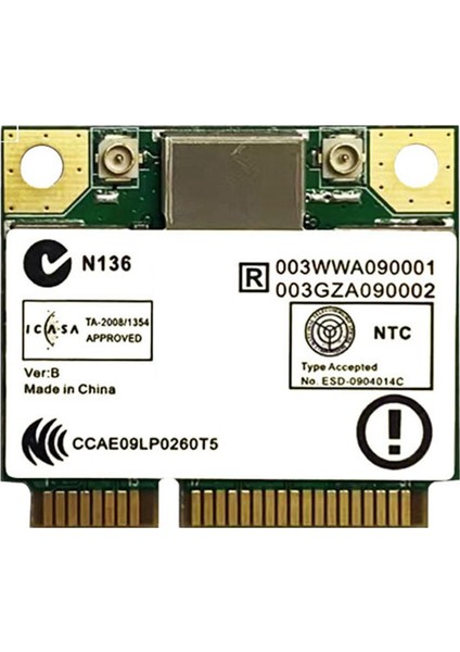 RTL8822CE Çift Frekanslı Gigabit Ağ Kartı Wifi Bluetooth 5.0 Mini Pcıe Kablosuz Modülü 867 Mbps Ağ Kartı (Yurt Dışından) modelleri