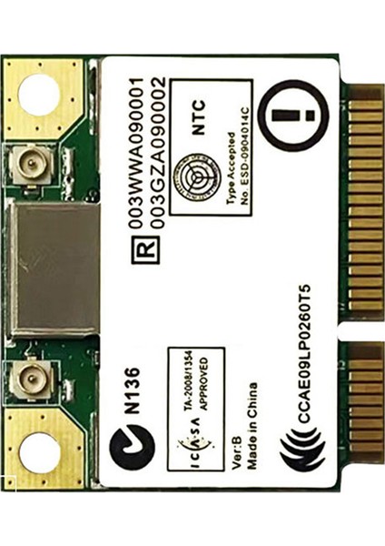 RTL8822CE Çift Frekanslı Gigabit Ağ Kartı Wifi Bluetooth 5.0 Mini Pcıe Kablosuz Modülü 867 Mbps Ağ Kartı (Yurt Dışından) indirimleri