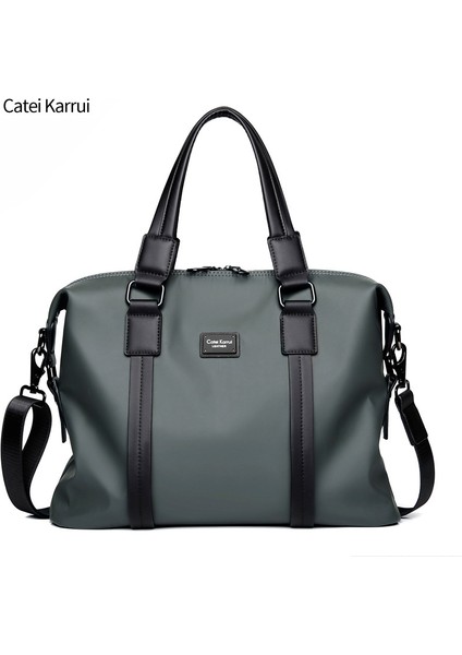 Erkek Çanta Evrak Çantası Ekstra Büyük Kapasiteli Oxford Bez Çanta (Yurt Dışından)