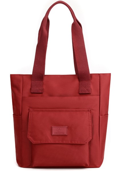 Kadın Moda Omuz Çantası Naylon Su Geçirmez Çok Yönlü Tote Çanta (Yurt Dışından)