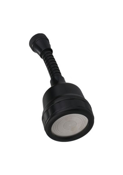 Musluk Güçlendirici Su Tasarruflu Musluk Üç Siyah Bulaşık Yıkama Çiçek Kafa Sıçrama Musluk (Yurt Dışından)