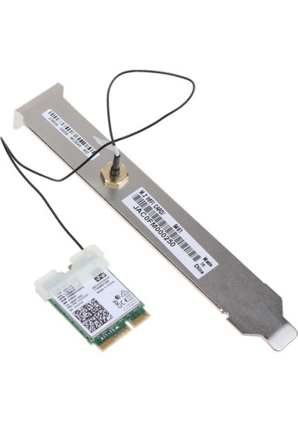 Intel 9461NGW Wifi Kartı + Bölme Kiti Ac 9461 2.4g/5g Çift Bant 802.11AC M2 Anahtar E Cnvı Bluetooth 5.0 Kablosuz Adaptör (Yurt Dışından)