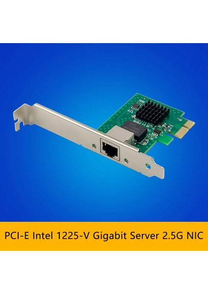 I225-V Ağ Kartı, Pci-E Intel I225 2.5g Ethernet Sunucusu Masaüstü Bilgisayarlar Için Ağ Kartı (Yurt Dışından)