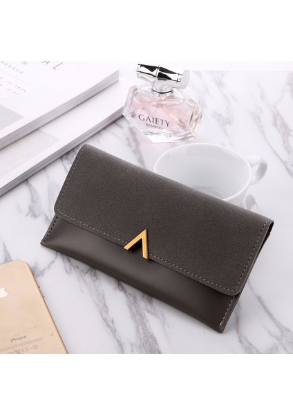 Sonbahar ve Kış Yeni Cüzdan Mat Renk Uyumu Uzun Kadın Cüzdanında %30 Indirim (Yurt Dışından)