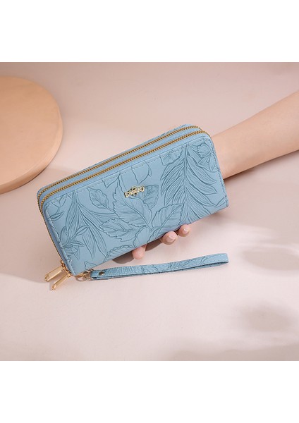 Cüzdan Bayan Yeni Moda Uzun Büyük Kapasiteli Debriyaj Uzun Cüzdan (Yurt Dışından)