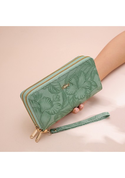Cüzdan Bayan Yeni Moda Uzun Büyük Kapasiteli Debriyaj Uzun Cüzdan (Yurt Dışından)