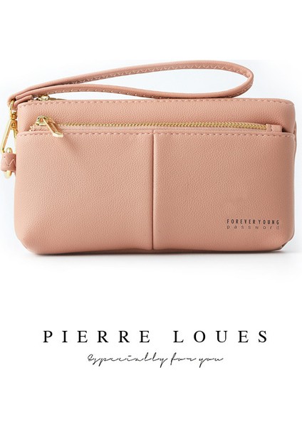 Moda Kadın Cüzdan Çok Fonksiyonlu Debriyaj Basit Cüzdan Uzun Stil (Yurt Dışından)