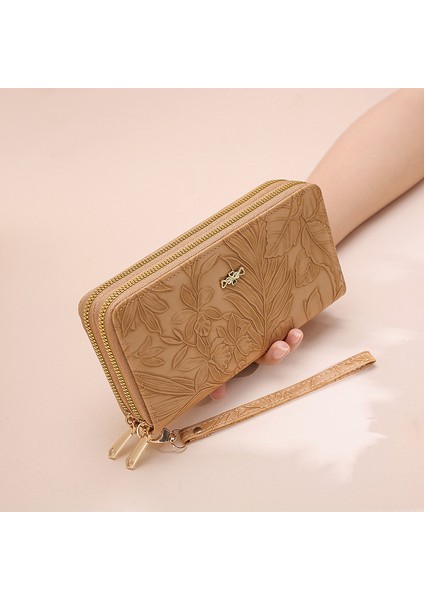 Cüzdan Bayan Yeni Moda Uzun Büyük Kapasiteli Debriyaj Uzun Cüzdan (Yurt Dışından)