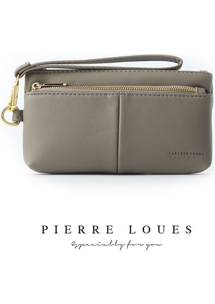 Moda Kadın Cüzdan Çok Fonksiyonlu Debriyaj Basit Cüzdan Uzun Stil (Yurt Dışından)