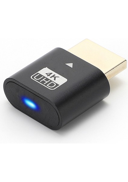 Grafik Kartları, Pc Aksesuarları, Masaüstü/dizüstü Bilgisayar Görsel Ekran Adaptörü C Için LED Işıklı HDMI Uyumlu 4K Sahte Fiş (Yurt Dışından)
