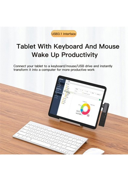 Xiaomi Samsung Için Usb3.1 Otg 4K60HZ Dönüştürücü Adaptörüne Type-C (Yurt Dışından)