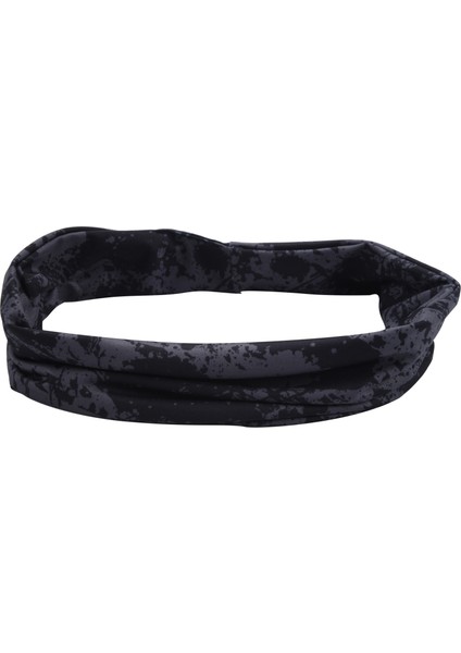 Spor Salonu Spor Emici Spor Ter Kafa Bandı Erkekler ve Kadınlar Için Elastik Ter Bandı Yoga Saç Bantları Kafa Ter Bantları - Graffiti Gri (Yurt Dışından)