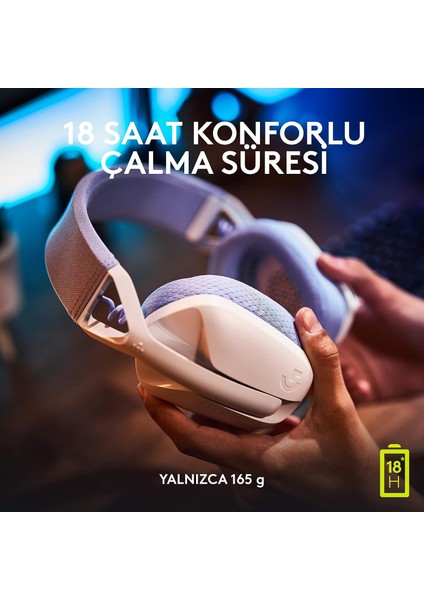 Logıtech G435 Wıreless Gamıng Headset Beyaz