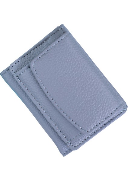 Cüzdan Kadın Kısa Cüzdan Öğrenci Litchi Desen Küçük Cüzdan Debriyaj Cüzdan Kart Sahibinin Bozuk Para Cüzdanı (Yurt Dışından)