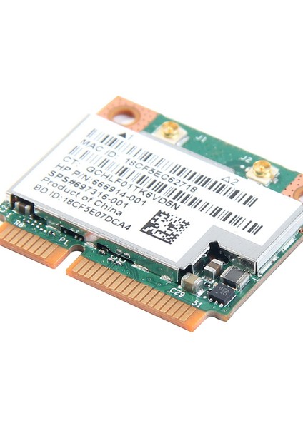 BCM943228HMB Wifi Kartı Ağ Kartı Çift Bant 300 Mbps Bluetooth4.0 802.11A/B/G/N Mini Pcı-E Dizüstü Bilgisayar Wlan Adaptörü (Yurt Dışından)