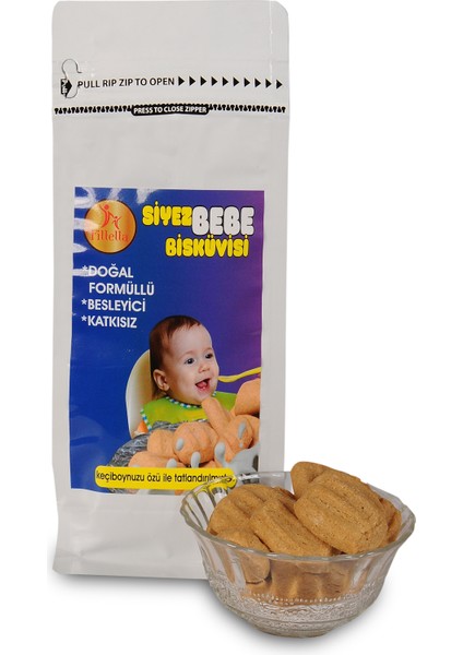 Siyez Unlu Bebe Bisküvisi 250 gr