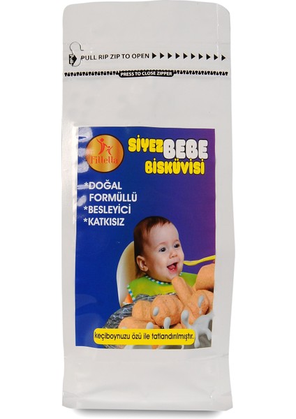 Siyez Unlu Bebe Bisküvisi 250 gr