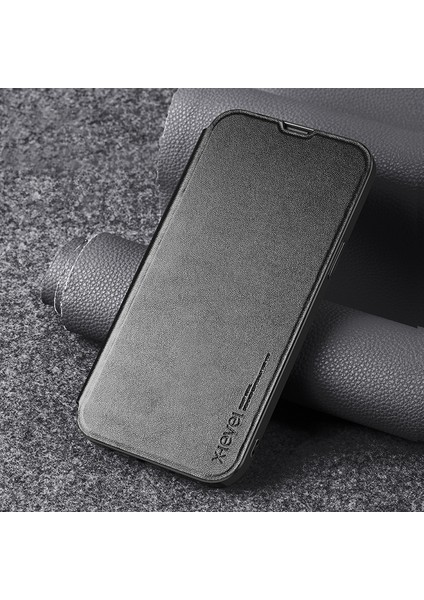 iPhone 15 Plus Manyetik Kapatma Pu Deri Flip Cover Şok Geçirmez Stand Kılıfı (Yurt Dışından) indirimleri