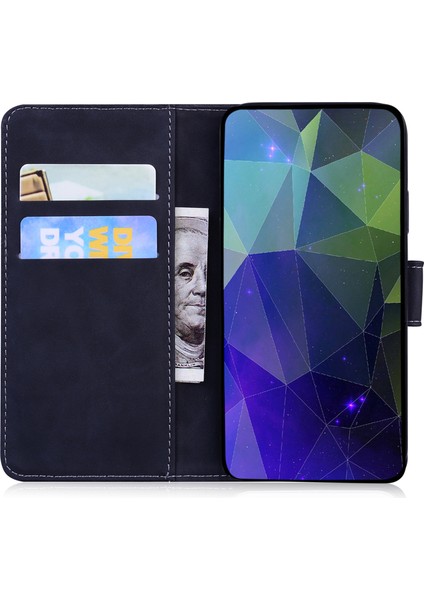 iPhone 15 Plus Deri Kabuk Plus Kırpma Anti-Çizgi Flip Stand Cüzdan Kasa Telefon Kapağı (Yurt Dışından)