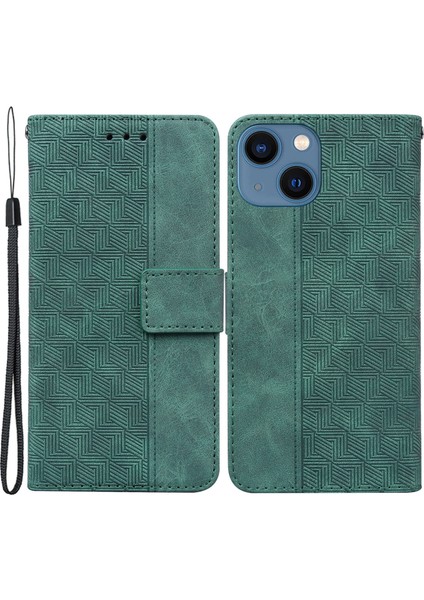 iPhone 15 Plus Anti Drop Pu Deri Cüzdan Stand Telefon Kabuğu Mobil Kılıf (Yurt Dışından)