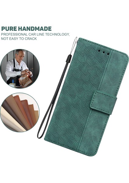 iPhone 15 Plus Anti Drop Pu Deri Cüzdan Stand Telefon Kabuğu Mobil Kılıf (Yurt Dışından)