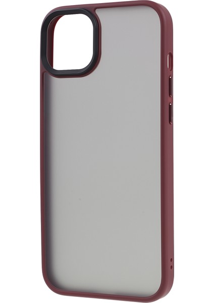 iPhone 15 Plus Koruyucu Tpu+Akrilik Mat Telefon Kabuğu Cilt Dokunuşlu Telefon Kılıfı (Yurt Dışından) modelleri