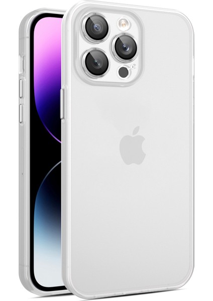 iPhone 15 Plus Şok Geçirmez Telefon Kılıfı Pc+Tpu Cam Lens Film ile Tebrik Mat Kapak (Yurt Dışından)