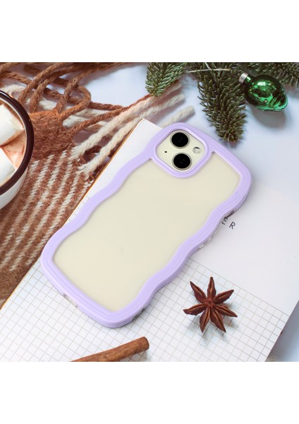 iPhone 15 Plus Pc + Tpu Telefon Kılıfı Çıkarılabilir Dalga Çerçevesi Şok Geçirmez Kapak (Yurt Dışından)