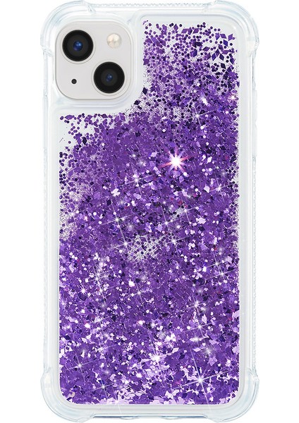 iPhone 15 Plus Parıltılı Hızlı ve Koruyucu Kasa Temiz Tpu Telefon Geri Kapağı (Yurt Dışından)
