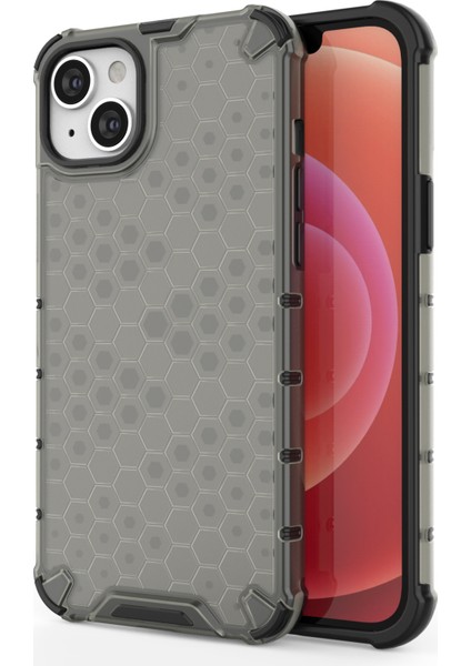 iPhone 15 Plus Telefon Kılıfı, Tpu+Pc Telefon Kabuğu Petek Dokusu Arka Kapak (Yurt Dışından)
