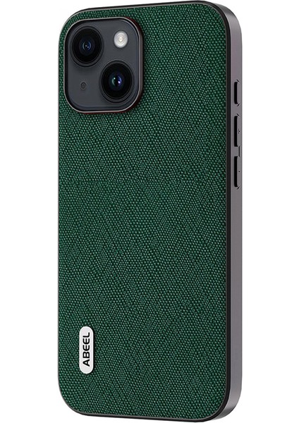 iPhone 15 Çizgiye Karşı Çizelge Anti Telefon Kılıfı Cowhide Deri + Pc + Tpu Çapraz Doku Telefon Kapağı (Yurt Dışından)
