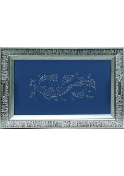 EL İŞÇİLİĞİ TEZHİP BOYAMA TEPSİ 51*34 cm - 5839
