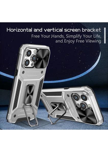 iPhone 15 Pro Lens Koruma Telefon Kılıf Anti-Çizgi Pc+Tpu Kickstand Cover (Yurt Dışından) indirimleri