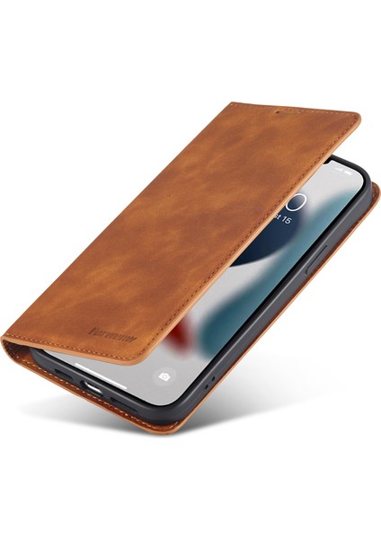 iPhone 15 Çizgiye Dönüş Anti Telefon Kılıfı Cilt Deri Deri Telefon Kapağı Cüzdan (Yurt Dışından) fırsatları