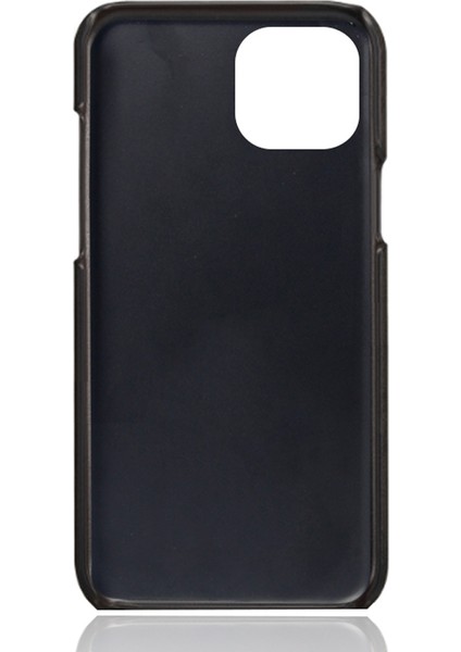 iPhone 15 Buzağı Dokusu Telefon Kılıfı Pu Deri Kaplamalı Pc Şok Geçirmez Kapak (Yurt Dışından)