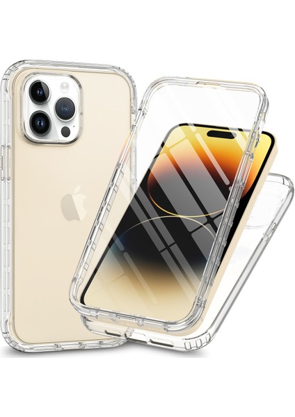 iPhone 15 Pro Pc+Tpu Anti-Drop Cover Degrade Telefon Kılıfı (Yurt Dışından)