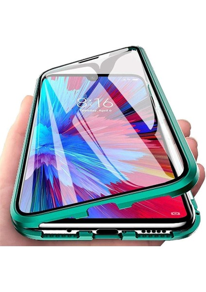iPhone 15 Pro Manyetik Adsorpsiyon Metal Çerçevesi + Çift Taraflı Temperli Cam Telefon Kapağı Telefon Kılıfı (Yurt Dışından) fırsatları
